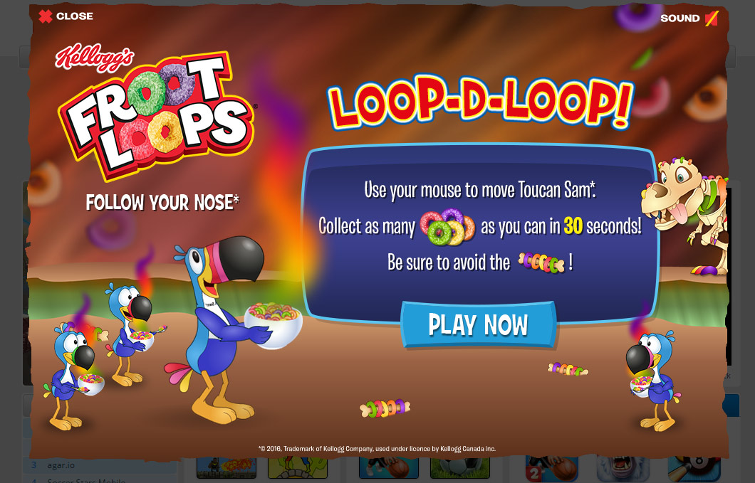 Froot loops games online