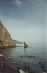 Ocean as seen from the dock... scuba divers just below.